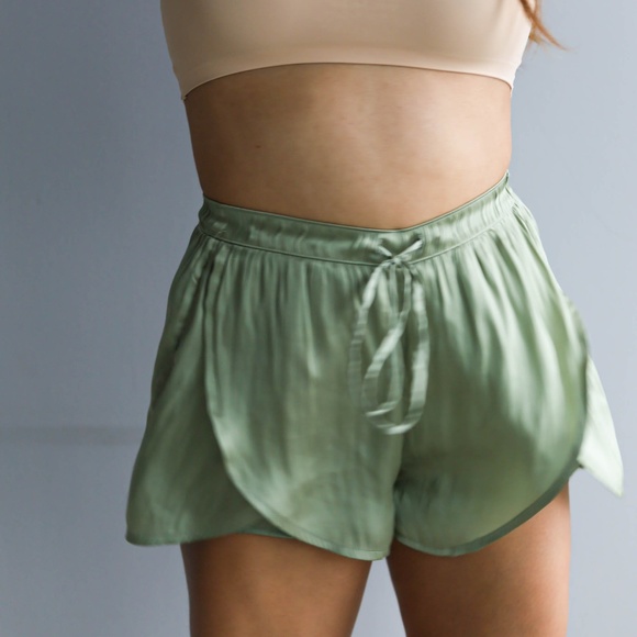 Silky Mint green Fairy Shorts - Picture 4 of 4